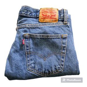 Levi's 505 Regular Fit Blue Jeans 34W x 32L